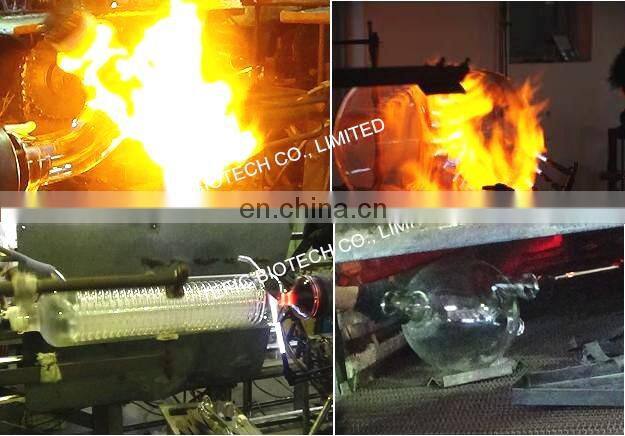 Glass coiled inner tube Condenser for sale, glass Water Heat Exchanger, cheap Reflux condenser