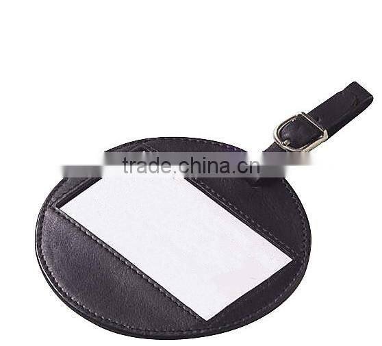 2016 new design genuine leather colorful circle travel luggage tags luggage accessories