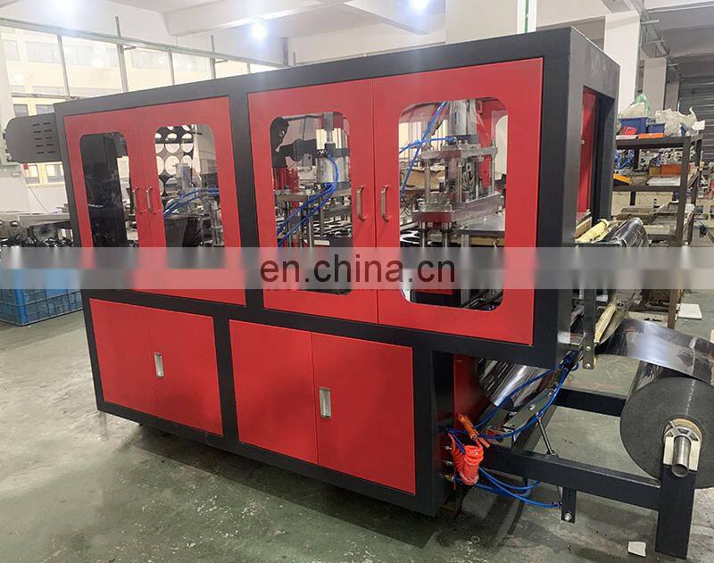 PCL420 High Speed Automatic Plastic Cup Lid  Cap Forming Machine for Coke & Coffee cup use