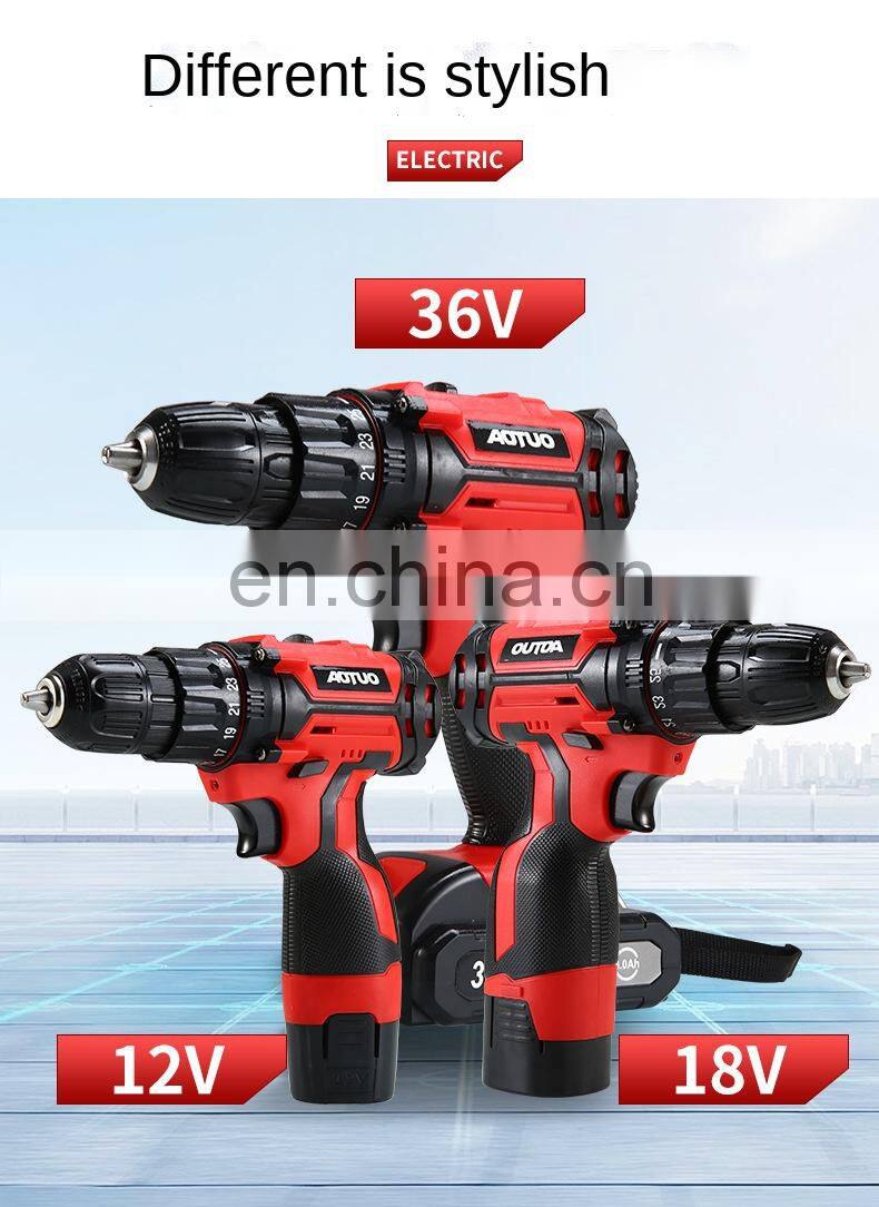 New Cordless Impact power wrenches Drill Electric Drill Rechargeable Electric Screwdriver drilling machines