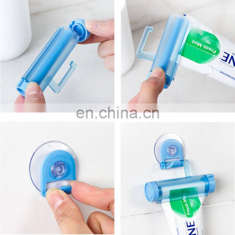 Manual Dispenser Rolling Squeezer Toothpaste Dispenser Tube Sucker Holder Bathroom Accessories