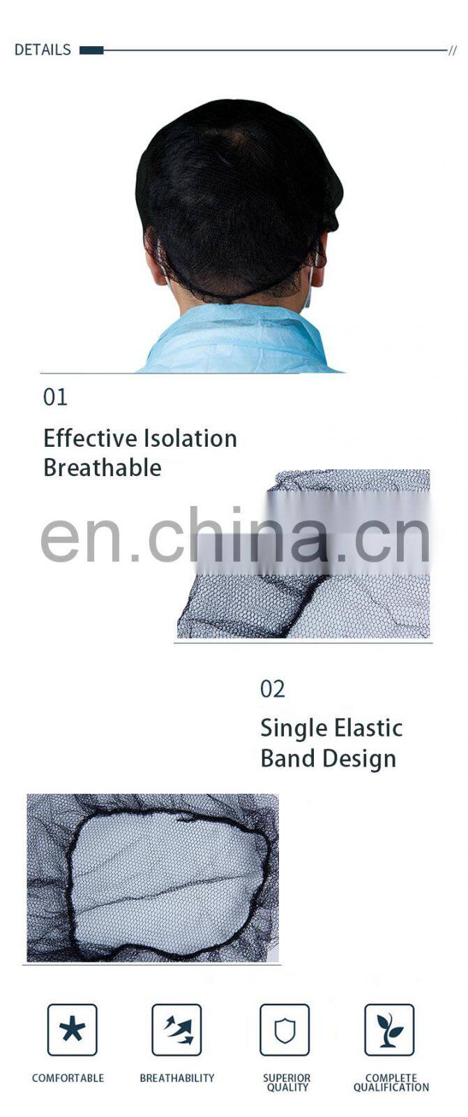 Disposable Black Nylon Cap