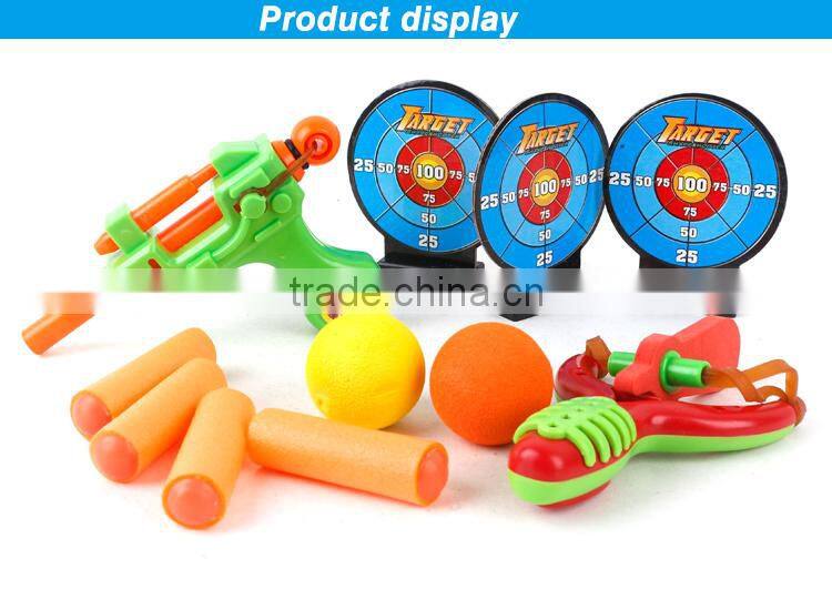 New Product sponge plastic slingshot kids toy gun with bullet MT900011
