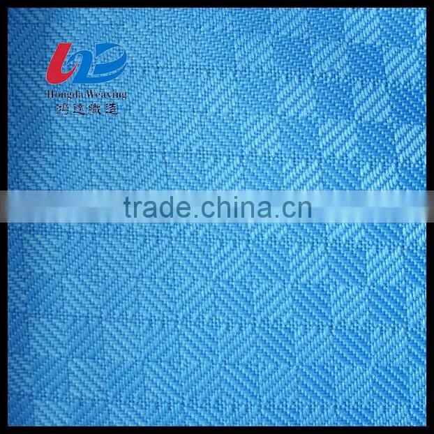 Polyester Doddy Weave Jacquard Fabric With PU/PVC Coating For Bags/Luggages/Shoes/Tent Using