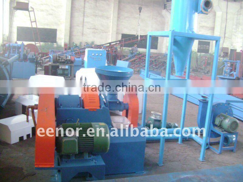 hot sale quality 3-6Tons capacity single shaft tire shredder / used tire shredder machine for sale