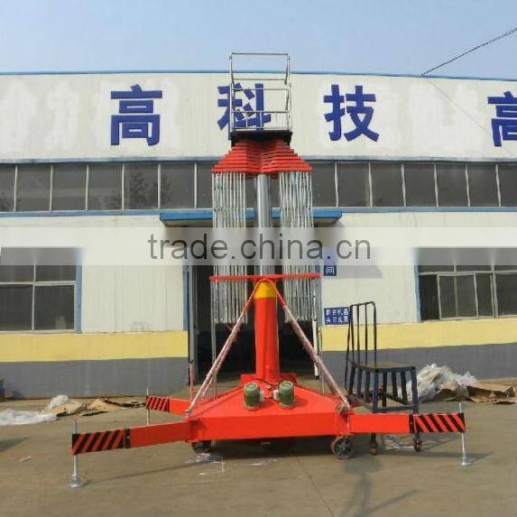 mobile telescopic cylinder aerial work platform lift