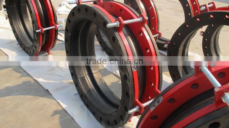 floating flanged rubber expansion joints with limited
