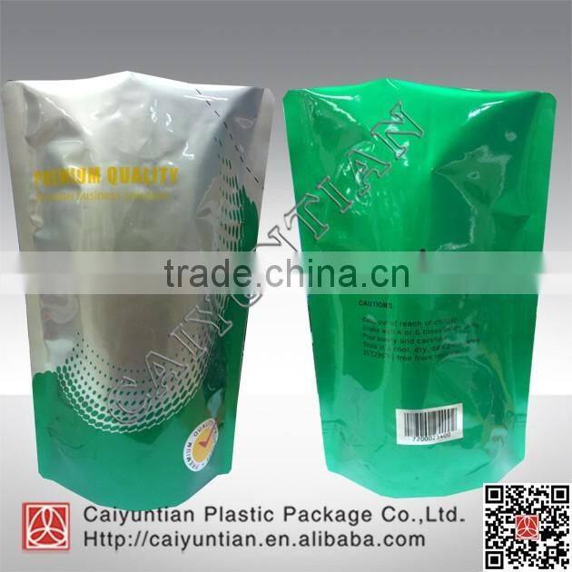 Aluminum foil stand up pouch with zipper customized your logo promotional pouch