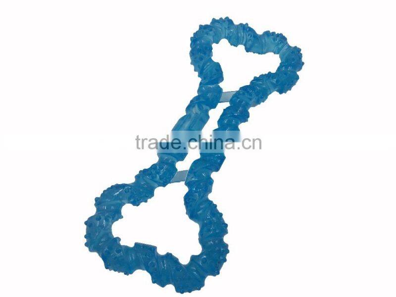 plastic dog bone toy dog chew rubber bone,soft rubber dog toy