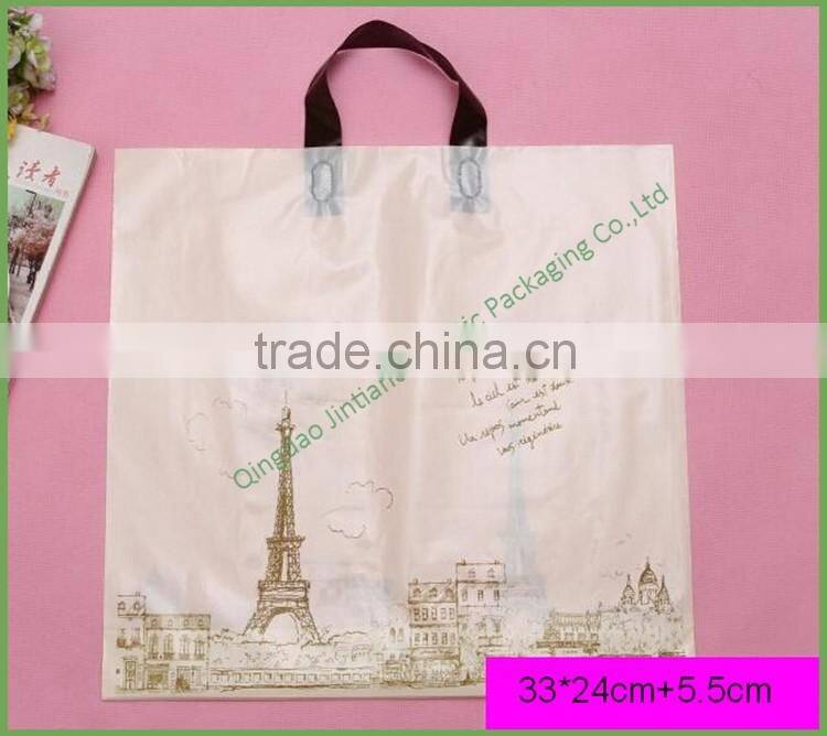 Custom Printed Best Price High Quality Square Bottom Vest Style Plastic Carrier Bag for Garmen