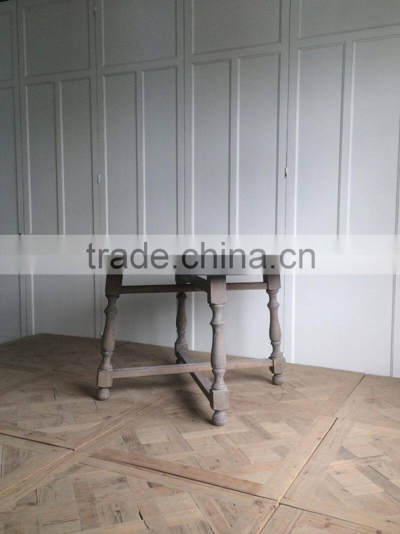 outdoor wedding table with concrete top/folding table with treated timber