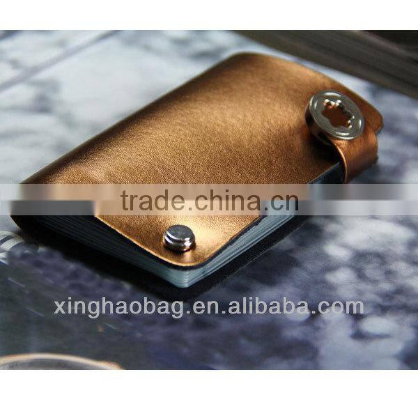 high quality Genuine leather business card holder
