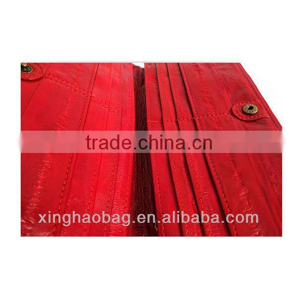 Noble crochet knitting wallet genuine eel skin wallet