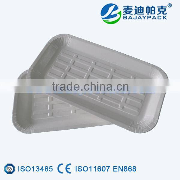 Dispoable sterilization paper plate with medical PE coated paper