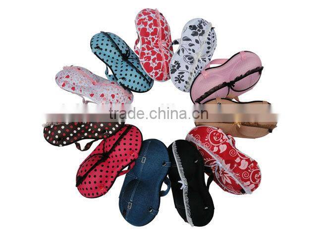 Fashion and protective Polka dot EVA bra case