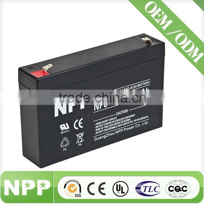 6v 6ah 20hr battery/battery charger/20hr rechargeable battery for sales
