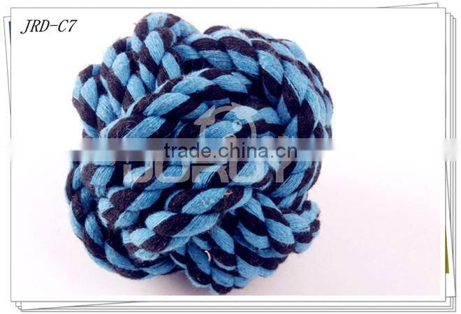 2015 hot sale cotton rope ball dog toys with good quality