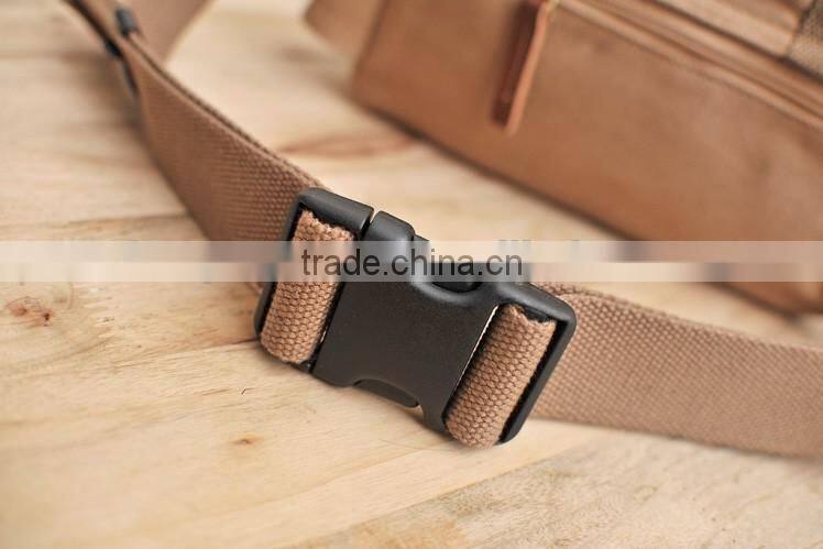 2016 Alibaba express china canvas waist bag wear canvas waist fashionable waist bag