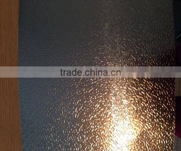 mirror finish harmmered aluminum embossed sheet for lighting