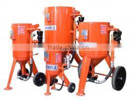 Portable wheelblast equipment