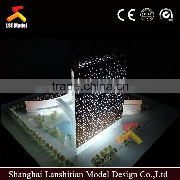 High Rise commercial Plaza Building Architectural Model For Exhibition