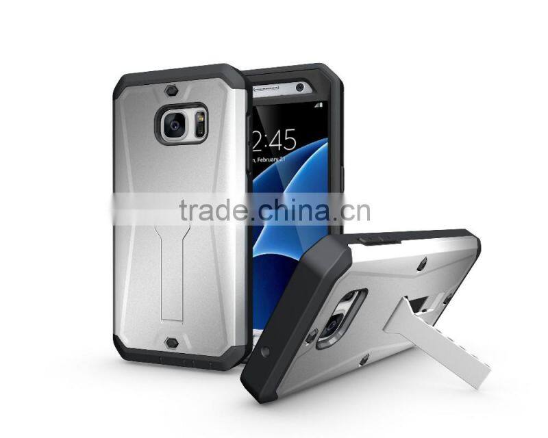 Wholesale Unique cell phone accessories For samsung Galaxy S7 Armored case PC+TPU Waterproof Mobile back cover case
