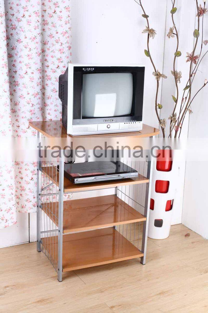 Living room 4-tiers metal tv stand