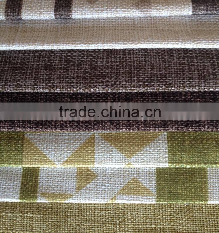 100% polyester contrast color fabric sofa set