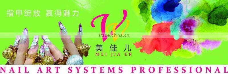 metallic leopard design nail tips2014 new products artificial nails false nails