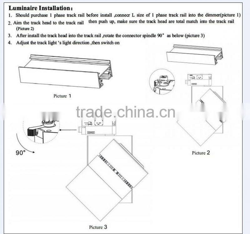 5 years warranty dimmable cob led track spot light, replace 70w/100w metal halide lamp
