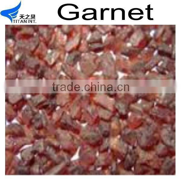 High hardness Garnet slag, garnet water jet cutting for Sandblasting for sand blasting with high quality