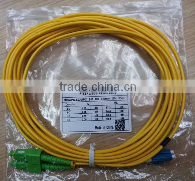 Fiber Patch Cord Optic FC to LC/SC/ST Connectors Patch Cord