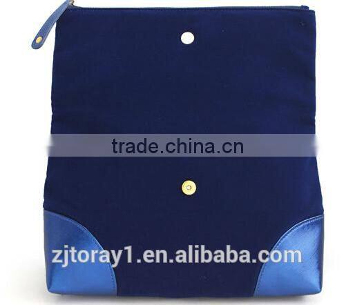2015 Best Selling Velvet Cosmetic Bag Set Fashion Wholesale High Quality Toiletry Lady Wash Bag