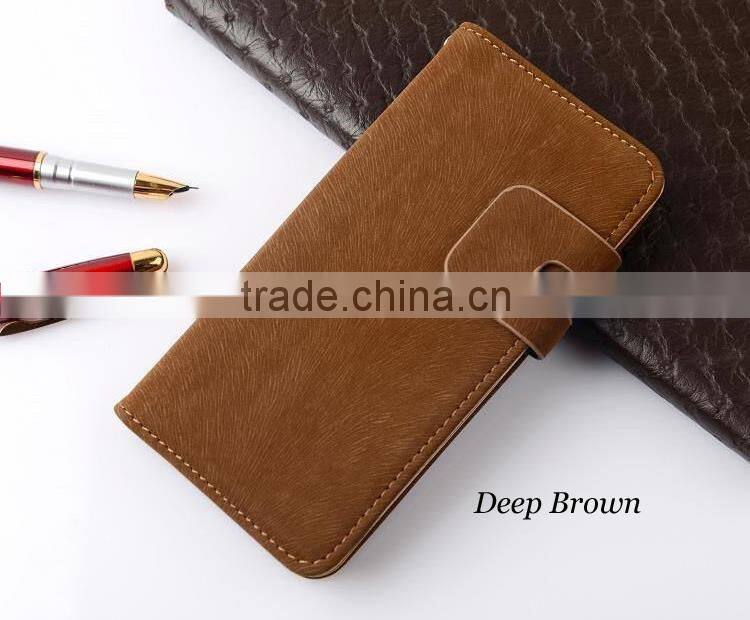 Soft feel squirrel leather flip cover for microsoft lumia 640xl with card slots