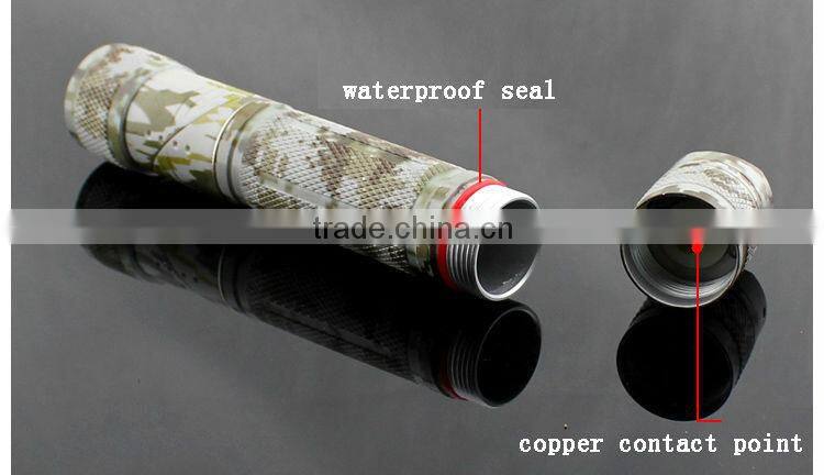 Goread Four-color camouflage bend head LED mini flashlight