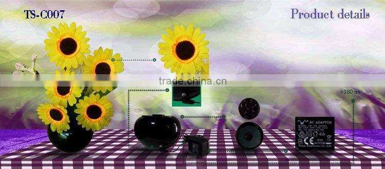 Indoor decoration wedding supplies illuminated fiber optic sunflower
