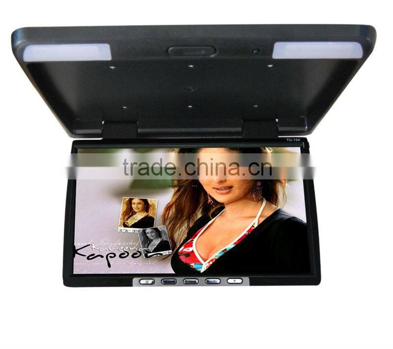Manufacturer of 15.4" Car TV Roof Mount LCD Monitor