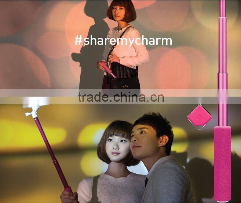 2015 hot selfie stick Selfie stcik for smartphone and action camera