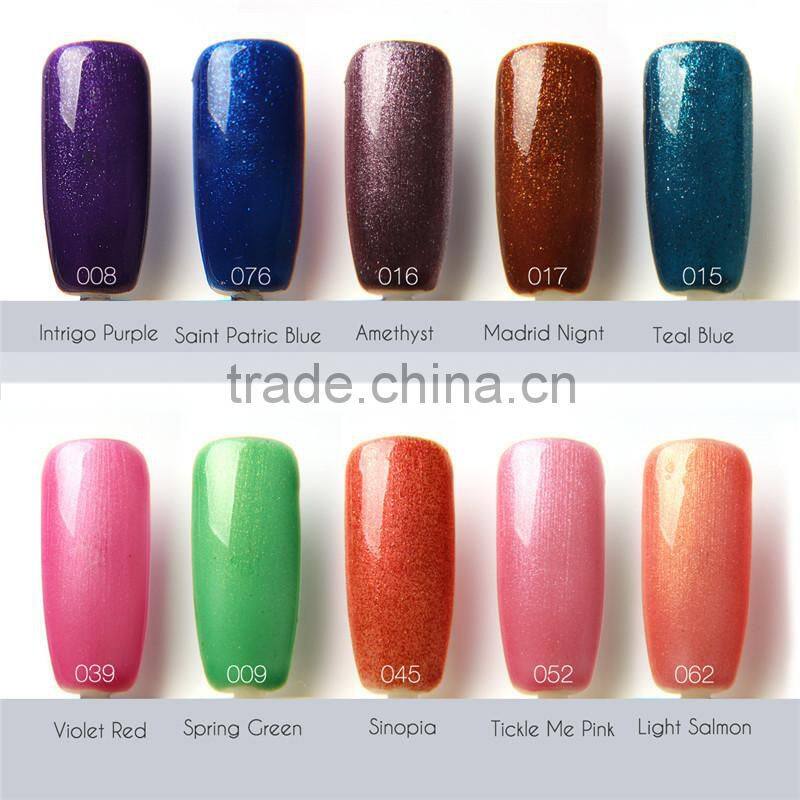 Acrylic one step gel thermal oil based top coat nail polish private label