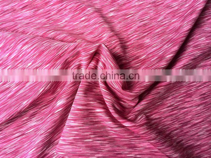 Segment Color colorful single jersey spandex fabric