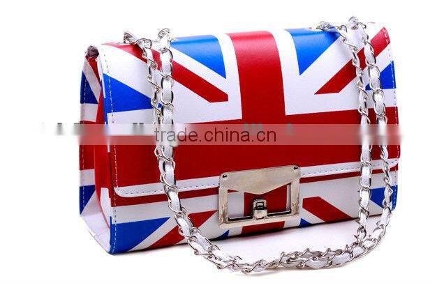 2012 New style flag evening bag, cutch bags, shoulder bags