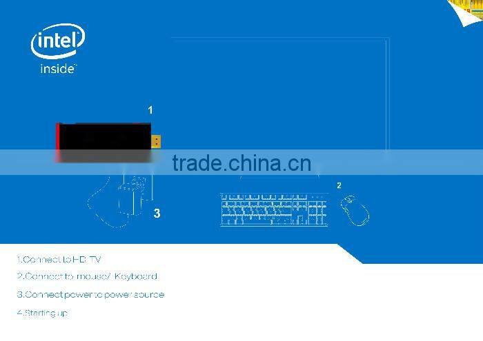 2016 new product computer stick win 10 mini pc Intel Quad Core Android mini pc