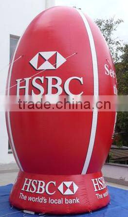 customized huge advertisement inflatable rugby ball