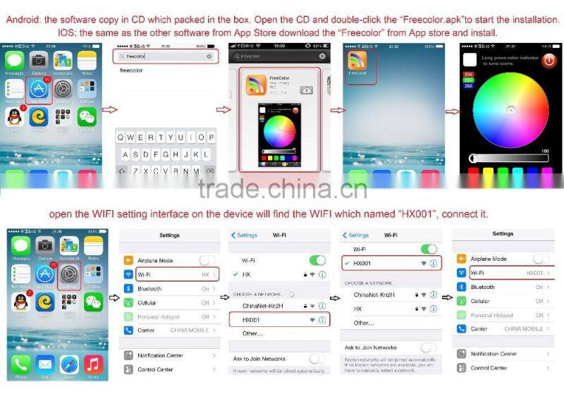 Hot sale full color RGB wifi led controller wifi,wifi controller,led wifi controller