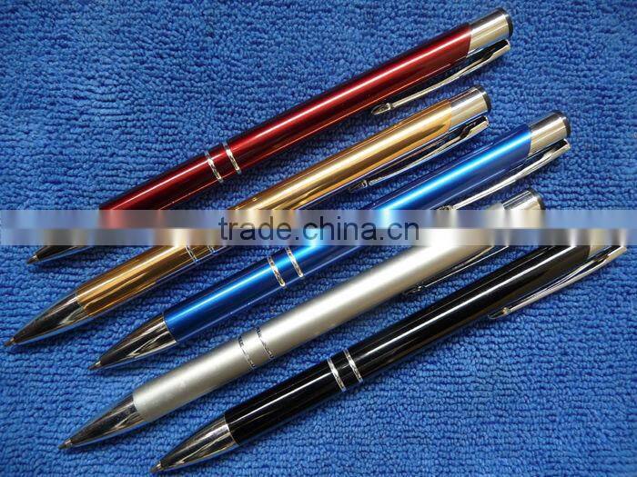 Good quality promotion cheap and popular metal ball pen