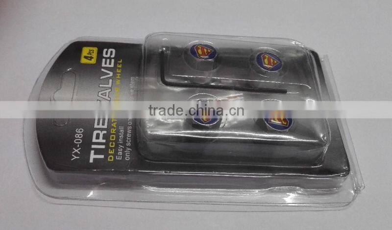 Anti-theft Car Logo Tire Valve Stem Cover Tyre Dust Caps With Lock