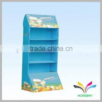 Cardboard material floor stand lighter display stand for lighter