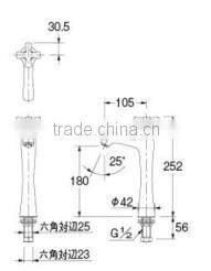 Lacquer faucet KAKUDAI typical Japanese colour