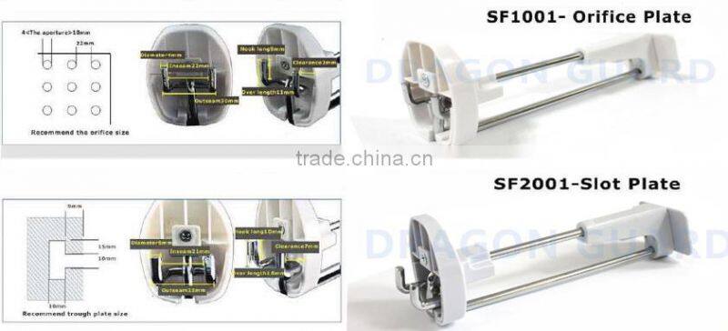 Security Display metal peg hook metal security magnetic peg hook