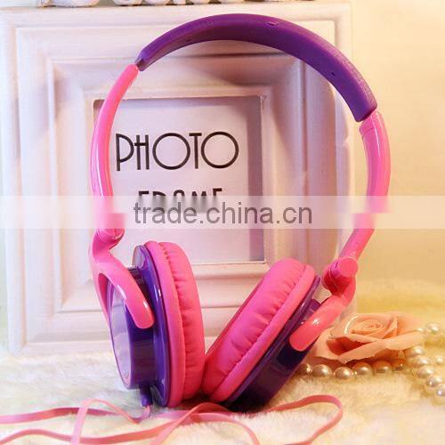 colorful promotion headphone / headsets for iphone/mp3/ipad